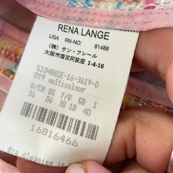 Rena Lange Woven Tweed Blazer - Picture 10 of 14